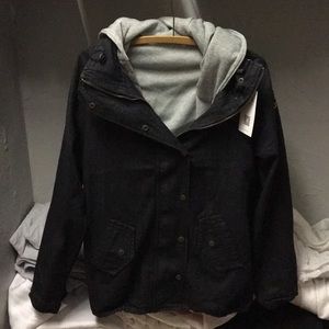 Zaful Jackets & Coats - Denim/ sweatshirt jacket, never been worn! Zaful Jackets & Coats - Denim/ sweatshirt jacket, never been worn!